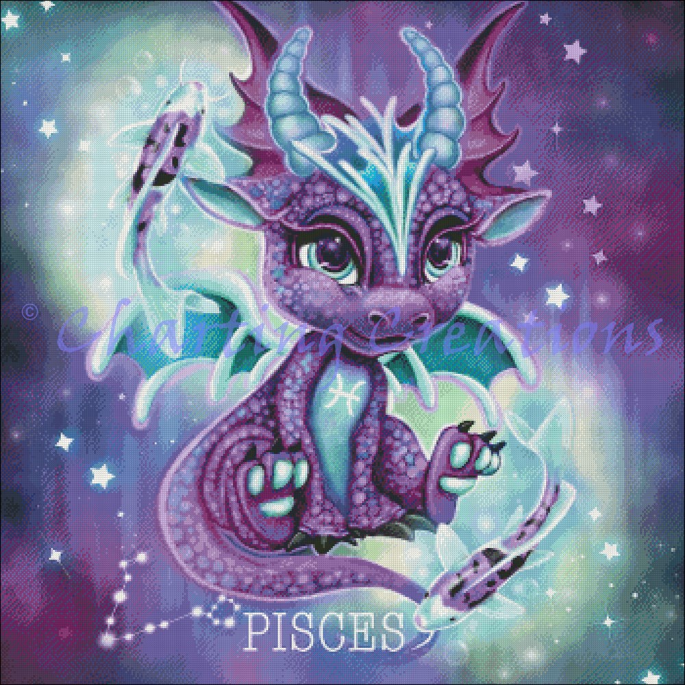 (image for) Zodiac Lil Dragonz Pisces